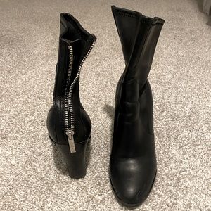 Women’s Aldo leather heeled boots
